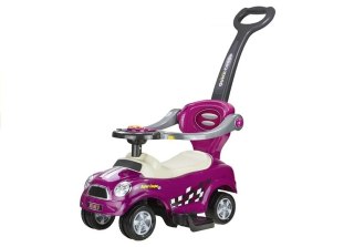 Jeździk Pchacz z Prowadnicą Coupe Fioletowy LEAN CARS