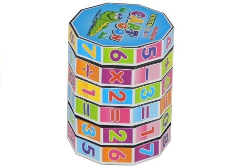 Kostka Edukacyjna Walec Matematyczny Układanka LEAN Toys
