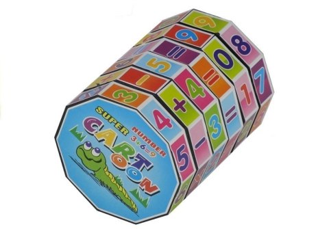 Kostka Edukacyjna Walec Matematyczny Układanka LEAN Toys