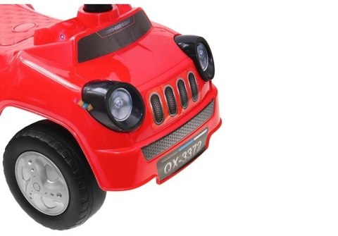 Jeździk Auto Dla Maluszka Piszczek Sport Czerwony LEAN CARS