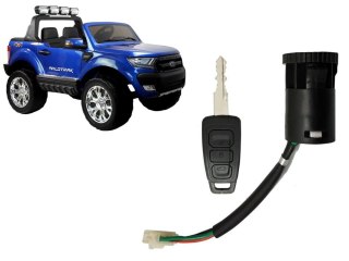 Stacyjka z Kluczem do Auta na Akumulator Ford Ranger LEAN CARS