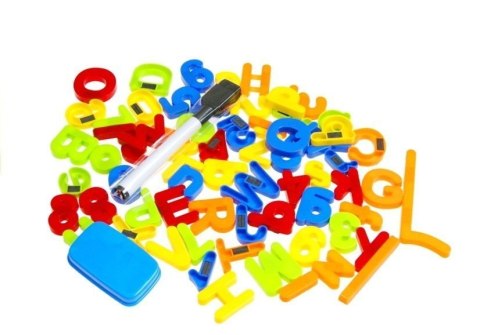 Tablica Magnetyczna Stojąca Pisak Magnes Różowa LEAN Toys
