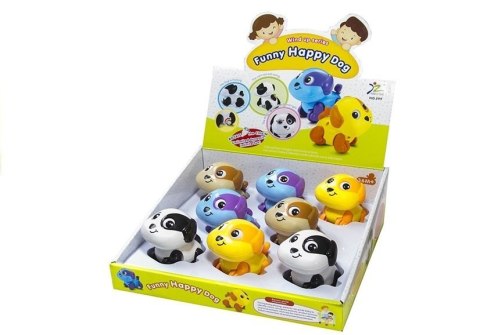 Zabawka Nakręcana Piesek Rusza Ogonkiem Kolory LEAN Toys