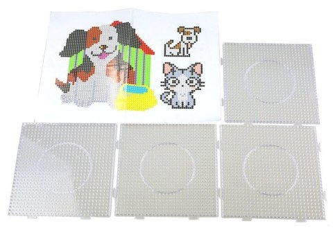 Zestaw Koralików do Tworzenia Mozaiki Pies i Kot 6000el LEAN Toys