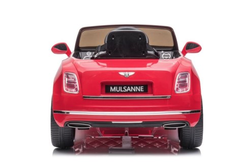 Auto Na Akumulator Bentley Mulsanne Czerwony Lakierowany LEAN CARS