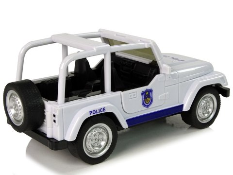 Samochód Terenowy Auto Policyjne Białe LEAN Toys