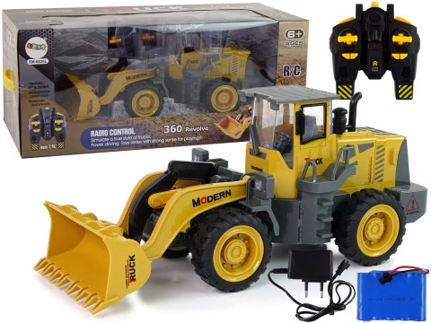 Ogromna Koparka Ładowarka R/C LED Zdalnie Sterowana Akumulator LEAN Toys