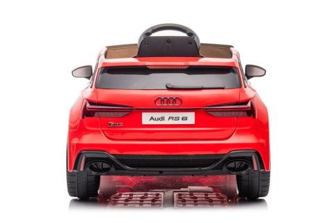Pojazd na Akumulator Audi RS6 BRD-2118 Czerwony LEAN CARS