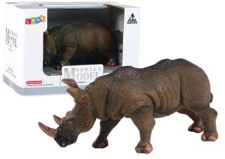 Duża Figurka Kolekcjonerska Nosorożec Zwierzęta Świata LEAN Toys
