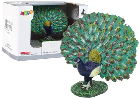 Figurka kolekcjonerska Paw Królewski Zwierzęta Świata LEAN Toys
