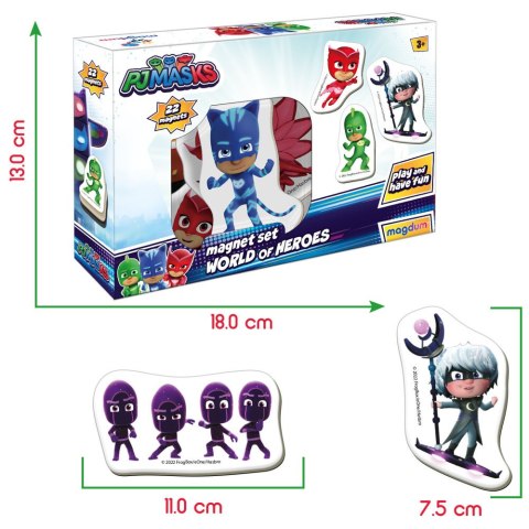 Zestaw Magnesów Piżdżamersi ME 5031-31 LEAN Toys
