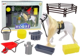 Koń do Czesania Akcesoria Zagroda Siano Stajnia LEAN Toys