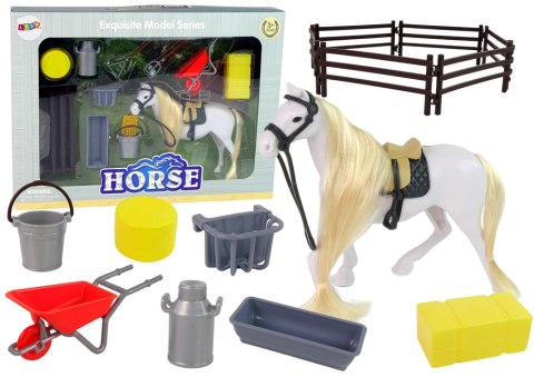 Koń do Czesania Akcesoria Zagroda Siano Stajnia LEAN Toys