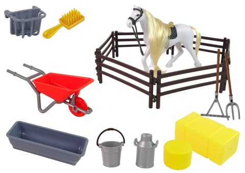 Koń do Czesania Akcesoria Zagroda Siano Stajnia LEAN Toys