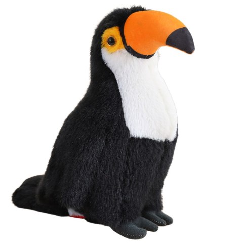 Pluszowa Maskotka Przytulanka Ptak Tukan Czarno Biały 30cm LEAN Toys