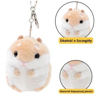Pluszowy Chomik Maskotka Brelok Beżowy 10cm LEAN TOYS