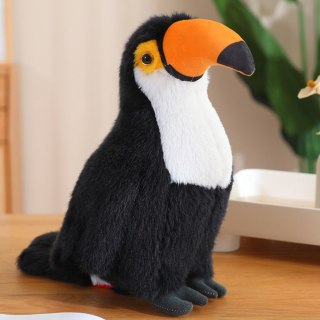 Pluszowy Ptak Tukan Pluszak Maskotka Przytulanka Biały 35cm LEAN Toys