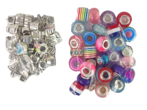 Zestaw Do Robienia Bransoletek DIY 90 Koralików LEAN Toys