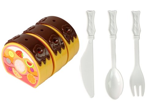 Zestaw Słodkości Tort Ciastka Na Rzepy Dekoracje DIY LEAN Toys