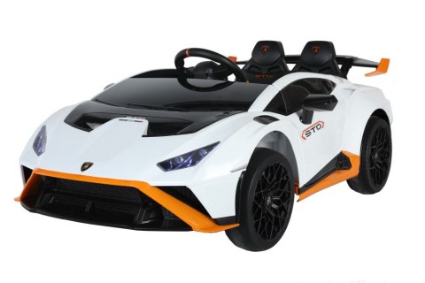 Auto Na Akumulator Lamborghini STO DRIFT Białe LEAN CARS