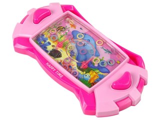 Gra Wodna Zręcznościowa Delfin Konsola Różowa LEAN TOYS