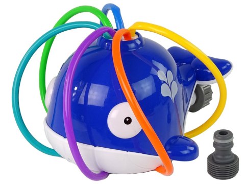 Wieloryb Fontanna Wodna Niebieska Ogród LEAN Toys