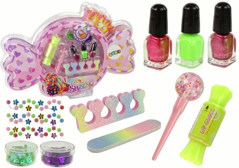 Zestaw Do Makijażu Zdobienie Paznokci Cukierek LEAN Toys