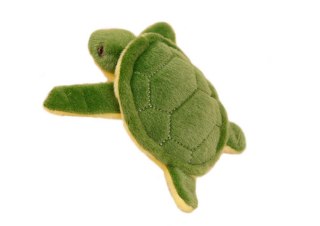 Żółw Pluszowy Maskotka Brelok Piszczałka Zielony 15 Cm LEAN Toys