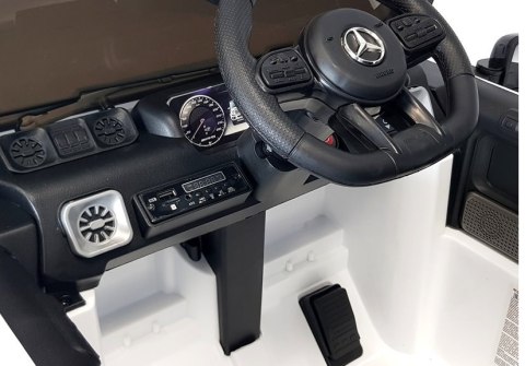 Auto na Akumulator Mercedes G63 Biały BBH-0003 LEAN CARS