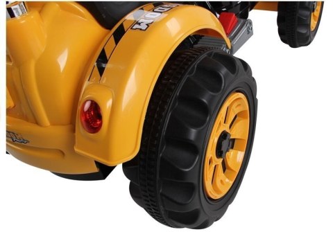 Traktor na akumulator z Łyżką Koparka Pomarańczowy LEAN CARS