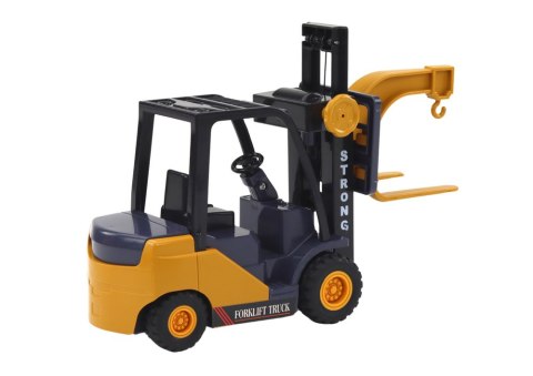 Wózek Widłowy Z Hakiem Regulowany Napęd Frykcyjny Żółty LEAN Toys