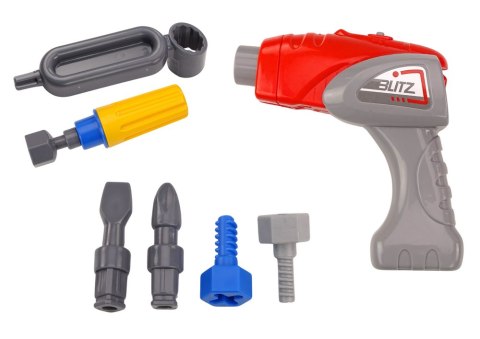 Ciężarówka Z Dźwigiem Kreskówkowa Do Rozkręcania DIY Pomarańczowy LEAN Toys