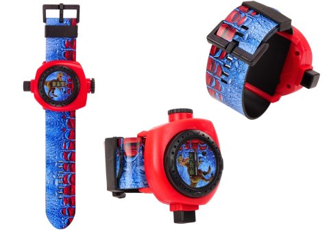 Zegarek Elektroniczny Z Projektorem Dinozaurów 24 Slajdy LEAN Toys
