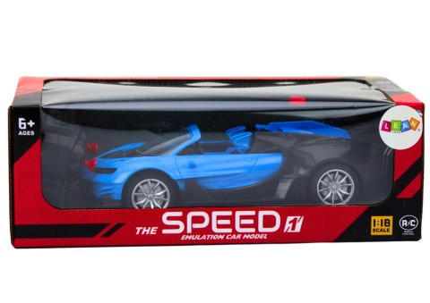 Autko Samochód Sportowy Zdalnie Sterowany RC 1:18 Niebieski LEAN Toys