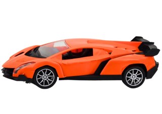 Zdalnie Sterowany Samochód Sportowy Pomarańczowe Auto RC 1:16 LEAN Toys