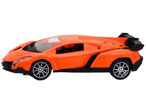 Zdalnie Sterowany Samochód Sportowy Pomarańczowe Auto RC 1:16 LEAN Toys