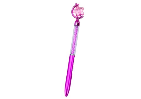 Długopis Z Gwiazdką Diamenciki Niebieski Wkład 0.7mm Mix LEAN TOYS