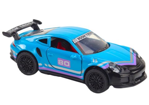 Autko Samochód Sportowy 1:32 Napęd Frykcyjny Metalowy Turkusowy LEAN Toys