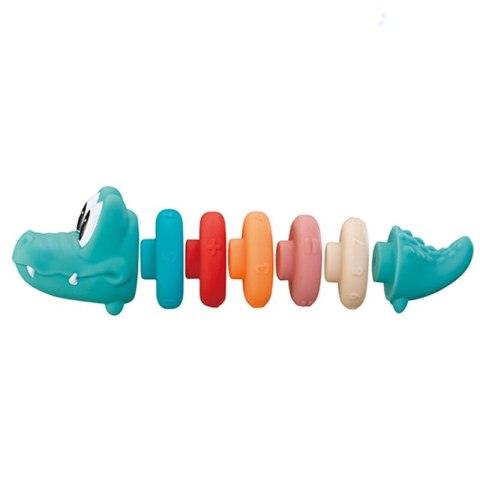 Zestaw Edukacyjny Dla Malucha Miękka Piramidka Krokodyl LEAN Toys