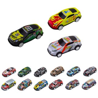 Zestaw Resoraków w Walizce Samochody Kolorowe 30 szt LEAN Toys