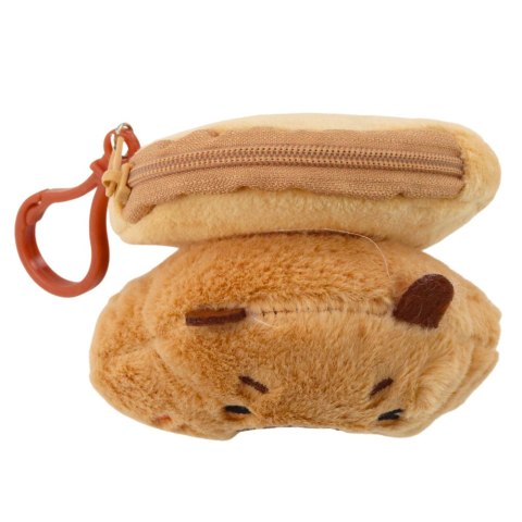 Pluszowy Portfelik Kapibara Brelok Dla Dzieci Brązowy LEAN TOYS