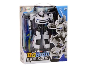 Auto-Robot 2w1 Transformacja Samochód Policyjny Biały LEAN Toys