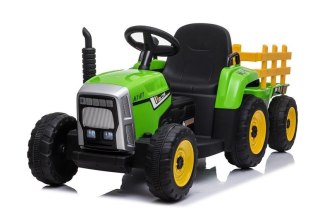 Traktor na Akumulator z Przyczepą XMX611 Zielony LEAN CARS
