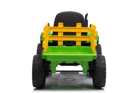 Traktor na Akumulator z Przyczepą XMX611 Zielony LEAN CARS