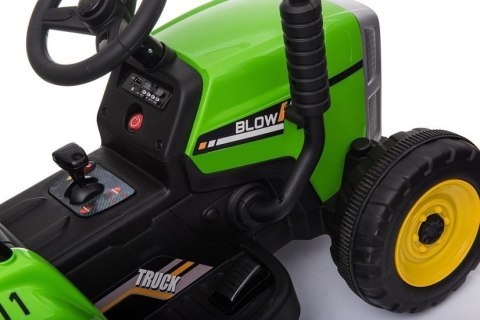 Traktor na Akumulator z Przyczepą XMX611 Zielony LEAN CARS