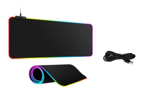 Podkładka Pod Mysz Klawiaturę Z Oświetleniem LED 40x90cm LEAN