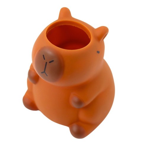 Pojemnik Na Długopisy Kapibara Figurka Organizer Brązowa 10 x7 cm LEAN