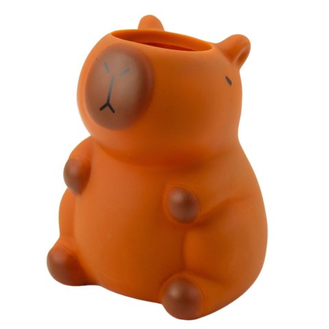 Pojemnik Na Długopisy Kapibara Figurka Organizer Brązowa 10 x7 cm LEAN