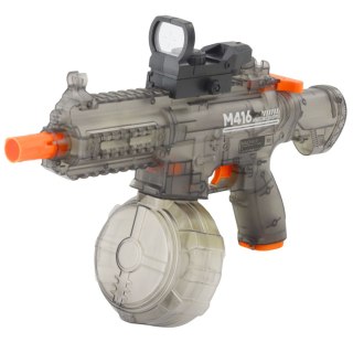 Elektryczny Pistolet Na Wodę M416 Podświetlany Celownik 450 ml 8-10 m LEAN Toys