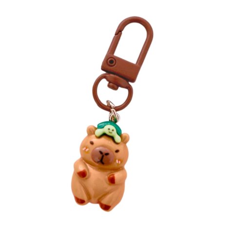 Zestaw Mini Breloczki Kapibara Figurki Ozdoby Do Kluczy 4 szt. LEAN TOYS